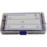 Twin Eagle Imports Grab Kits 120pc Imperial Steel Flange Head Nutserts Grab Kit Assortment